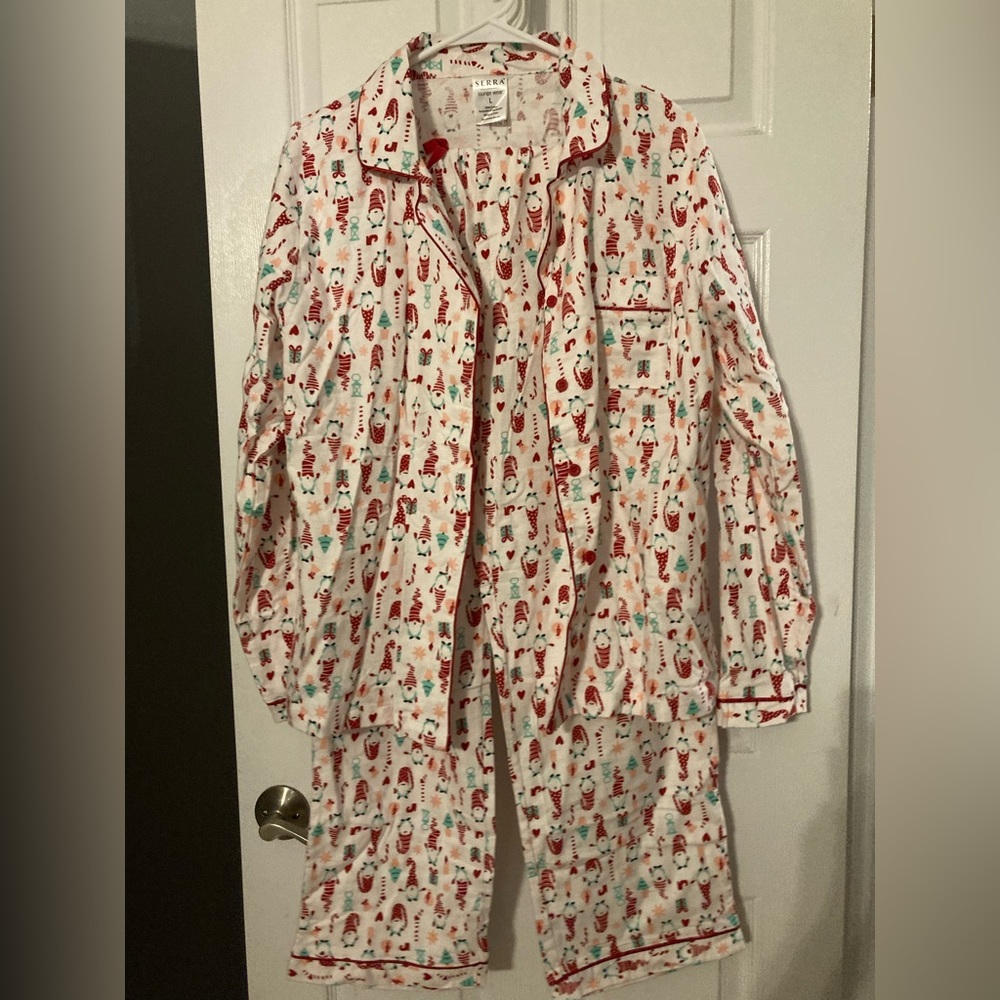 Serra Brand Flannel Pajama Set